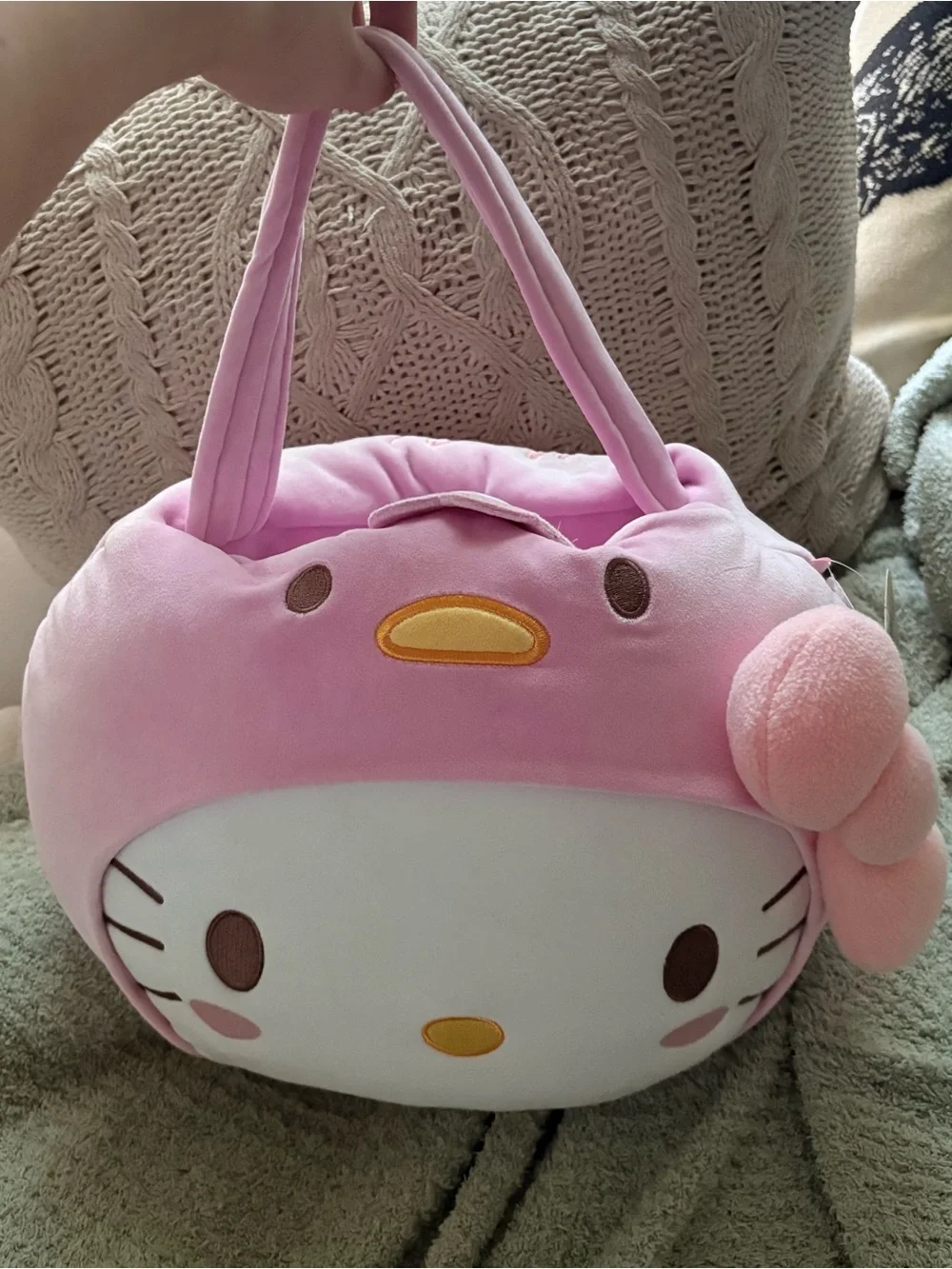 NWT Hello Kitty Plush Easter Basket